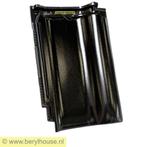 € 14,95 per m2 Gebakken dakpannen: FD 10 zwart mat verglaasd, Doe-het-zelf en Verbouw, Dakpannen en Dakbedekking, Steen of Klei