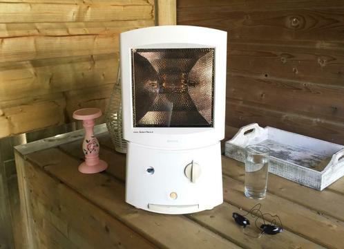 Philips HB 406 half body gezichtsbruiner 2 Jaar garantie, Witgoed en Apparatuur, Zonnebanken en Gezichtsbruiners, Zo goed als nieuw