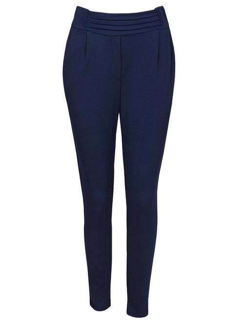 Pantalon Stretch Navy L (40), damesbroek, Kleding | Dames, Broeken en Pantalons, Verzenden