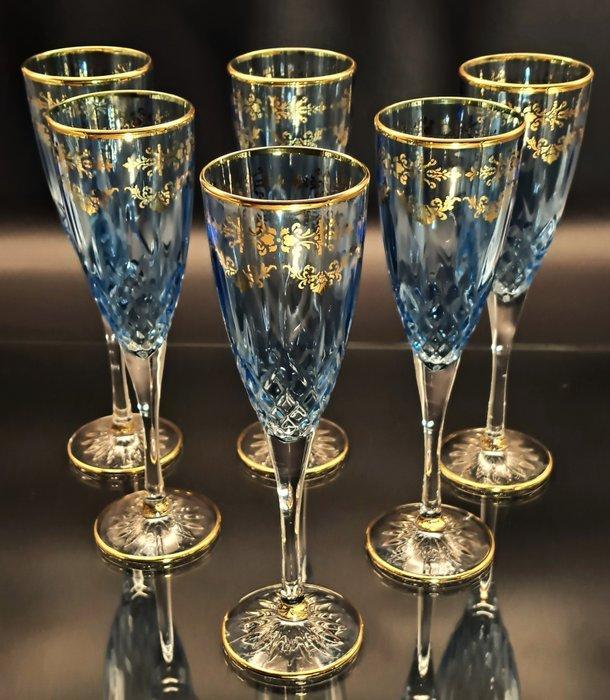 Artemisia - Drinkset (6) - I Merletti - Kristal, Antiek en Kunst, Antiek | Meubels | Tafels