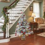 2dekans | Coast Kunstkerstboom 120 cm Groen/Wit – Met Sneeuw, Ophalen of Verzenden, Zo goed als nieuw