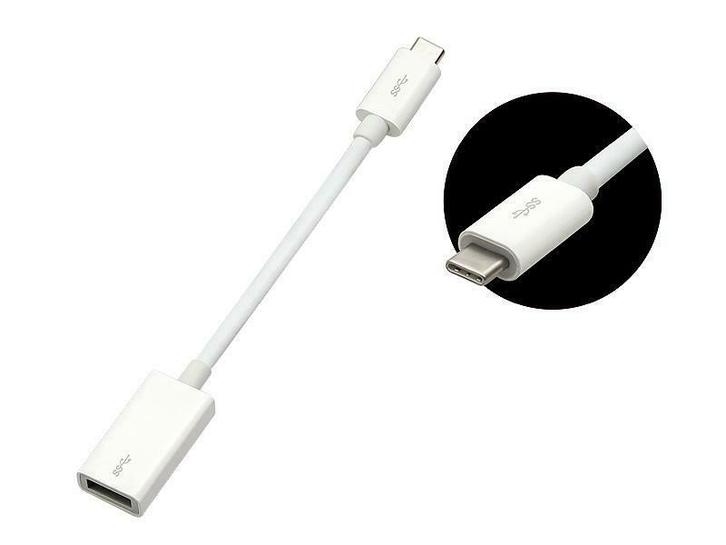 USB-C 3.1 naar USB 3.0 Adapter Wit, Computers en Software, Laptop-opladers, Nieuw, Ophalen of Verzenden