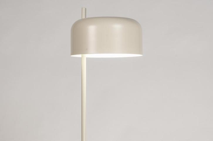 Rietveld Vloerlampen - Beige - Metaal, Huis en Inrichting, Lampen | Vloerlampen, Verzenden