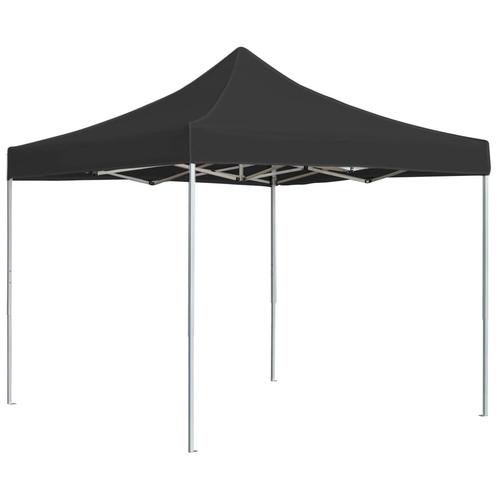 Partytent professioneel inklapbaar 2x2 m aluminium antraciet, Tuin en Terras, Partytenten, Partytent, Nieuw, 2 meter of meer, Verzenden