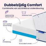 2dekans | Soulsnooze® - DuoComfort Premium Topper - Memory, Huis en Inrichting, Slaapkamer | Matrassen en Bedbodems, Ophalen of Verzenden