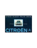 1969 CITROEN D SERIES PROGRAMMA BROCHURE NEDERLANDS, Nieuw, Author