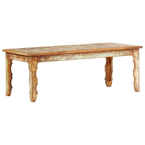 vidaXL Salontafel 110x50x40 cm massief gerecycled hout, Huis en Inrichting, Tafels | Salontafels, 100 tot 150 cm, Nieuw, Overige houtsoorten