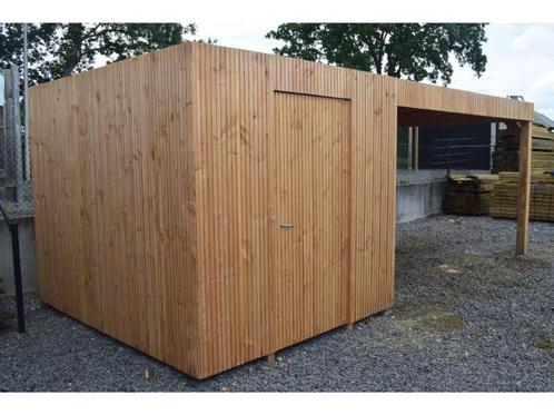 Veiling - Tuinhuis triple-profiel met overkapping 295x600x24, Tuin en Terras, Overkappingen, Nieuw