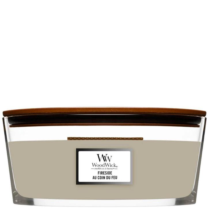 WoodWick Fireside Ellipse Candle - 454gr, Sieraden, Tassen en Uiterlijk, Uiterlijk | Haarverzorging, Overige typen, Nieuw, Ophalen of Verzenden