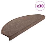 vidaXL Trapmatten 30 st 65x24x4 cm koffiebruin, Verzenden, Nieuw