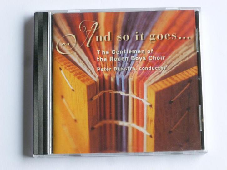 The Gents - And so it goes... Peter Dijkstra, Cd's en Dvd's, Cd's | Klassiek, Zo goed als nieuw, Verzenden