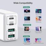 USB C Adapter - 40W – 4 Poorten - Snellader voor alle, Telecommunicatie, Verzenden, Nieuw
