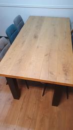 Rustiek eiken eettafel van 200x100cm, keuze uit, Ophalen, Nieuw, Industrieel