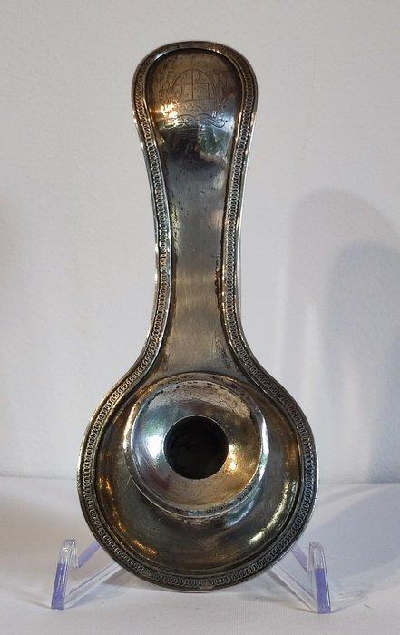 Taperstick (kleine blaker met een dunne pijp) - Zilver, Antiek en Kunst, Antiek | Goud en Zilver