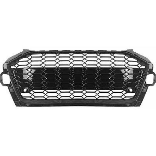 Grill Audi A4 B9 19- RS Look Zwart, Auto-onderdelen, Carrosserie en Plaatwerk, Ophalen of Verzenden