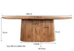 Salvator 200cm-31000, Huis en Inrichting, Tafels | Eettafels, Ophalen of Verzenden, Nieuw