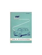 1959 FIAT 600 INSTRUCTIEBOEKJE ITALIAANS, Auto diversen, Handleidingen en Instructieboekjes