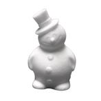 Styropor-sneeuwman, 17 cm. Styropor-sneeuwman, 17 cm., Hobby en Vrije tijd, Knutselen, Ophalen of Verzenden, Nieuw