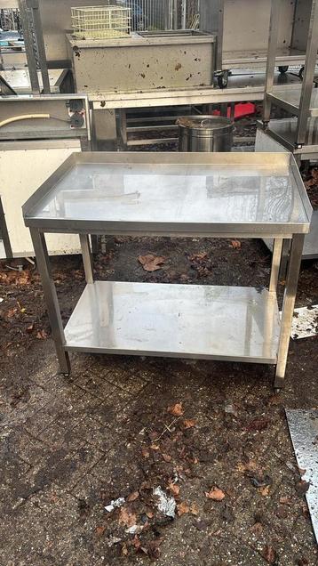 RVS werktafel 110x70x90 bxdxh beschikbaar voor biedingen