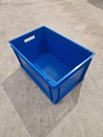 Stapelbak 600x400x320mm, blauw, PP, gesloten, nieuw, Ophalen of Verzenden, Nieuw