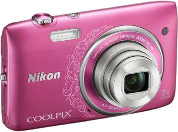 Nikon Coolpix S3500 Digitale Compact Camera - Roze (In doos)