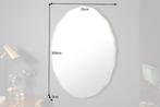 Elegante wandspiegel ELEGANCIA 100cm goud ovaal design -, Huis en Inrichting, Woonaccessoires | Spiegels, Ophalen of Verzenden