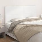 vidaXL Hoofdborden 4 st 90x5x78/88 cm kunstleer wit, Verzenden, Nieuw, Wit, Overige materialen