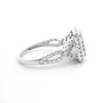 Statement ring - 14 karaat Witgoud - 1.00ct. tw. Diamant