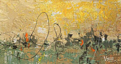 Violeta Endo - Dreamy Abstraction. XXL, Antiek en Kunst, Kunst | Schilderijen | Modern