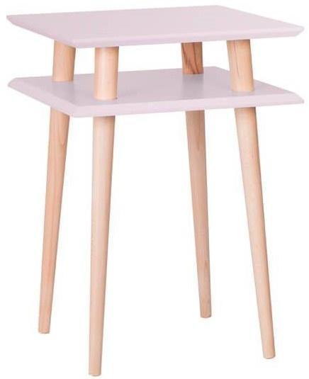 Davidi Design Ufo Square Bijzettafel High Roze, Huis en Inrichting, Tafels | Bijzettafels, Ophalen of Verzenden