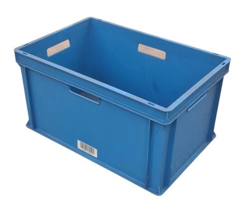 60x40x32 kunststof bak, blauw, PP, open handgrepen korte en, Doe-het-zelf en Verbouw, Kratten en Dozen, 40 tot 60 cm, 50 tot 75 cm
