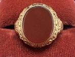 Ring - 14 karaat Geel goud Carneool, Sieraden, Tassen en Uiterlijk, Ringen, Nieuw
