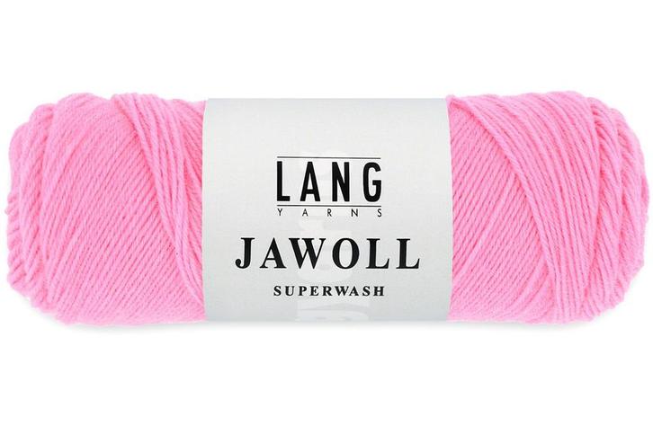 Lang Yarns Jawoll Superwash - 385 neon roze - Sokkenwol Ga, Hobby en Vrije tijd, Breien en Haken, Ophalen of Verzenden