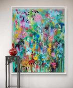 Laura Capellini - IL GIARDINO DI HANAKO #30 (XL) Acrylic, Antiek en Kunst