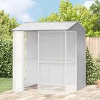 vidaXL Vogelkooi Grijs 215 x 210 x 247 cm Gegalvaniseerd, Verzenden, Nieuw