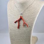 Bloedkoraal - Zilver - Ketting met hanger - MIDDELLANDSE ZEE, Nieuw