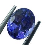Zonder Minimumprijs - 1 pcs Violet, Blauw Tanzaniet - 3.57, Sieraden, Tassen en Uiterlijk, Edelstenen, Nieuw