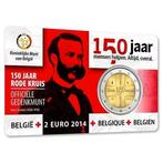 België 2 Euro Rode Kruis 2014 Coincard NL, Postzegels en Munten, Munten | Europa | Euromunten, Verzenden