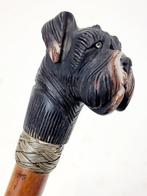 Wandelstok - Hout, Messing, Antiek en Kunst