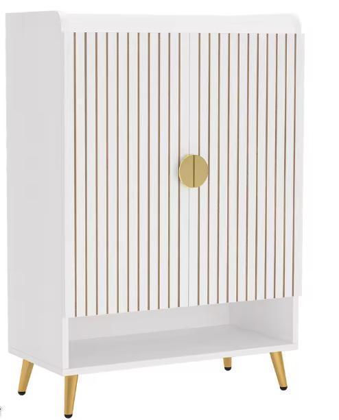 Schoenenkast met Deuren en 7 Verstelbare Planken, Huis en Inrichting, Kasten | Schoenenkasten, Nieuw, Verzenden