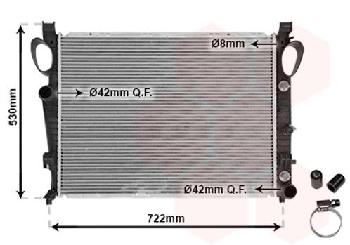 RADIATOR VOOR MERCEDES BENZ CL-KL C215 1999-2006 2205000903, Auto-onderdelen, Airco en Verwarming, Nieuw, Ophalen of Verzenden