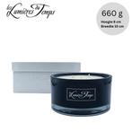 Geurkaars Glas Ambre Noire - 660 gr - Les Lumières du Temps, Nieuw