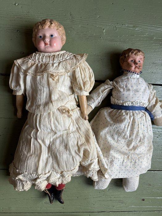 Onbekend - Pop - 1900-1910 - Duitsland, Antiek en Kunst, Antiek | Speelgoed