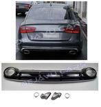 RS6 Look Diffuser bumper voor Audi A6 4G C7 Sedan Avant, Auto-onderdelen, Nieuw, Ophalen of Verzenden, Bumper, Achter