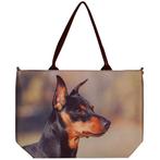 Handtas groot Dobermann NIEUW, Ophalen of Verzenden, Nieuw, Bruin