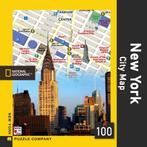 New York city map Mini 100 piece jigsaw puzzle, Verzenden, Nieuw