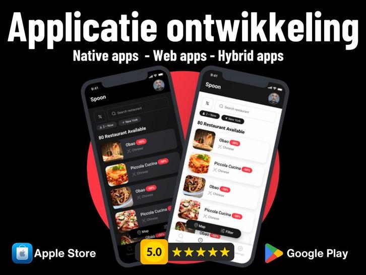 Applicatie design en online marketing, Diensten en Vakmensen, Webdesigners en Hosting, Domeinregistratie, Webdesign, Webhosting