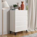 Ladekast scandi  4 lades  wit Wit scandi (Slaapkamer), Huis en Inrichting, 3 of 4 laden, Verzenden, Nieuw, Overige houtsoorten