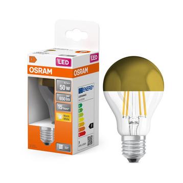 Osram LED kopspiegellamp Goud E27 6.5W 650lm 2700K Niet-D... beschikbaar voor biedingen