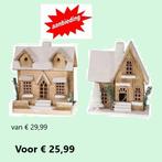 Kersthuis hout met verlichting, Diversen, Kerst, Verzenden, Nieuw